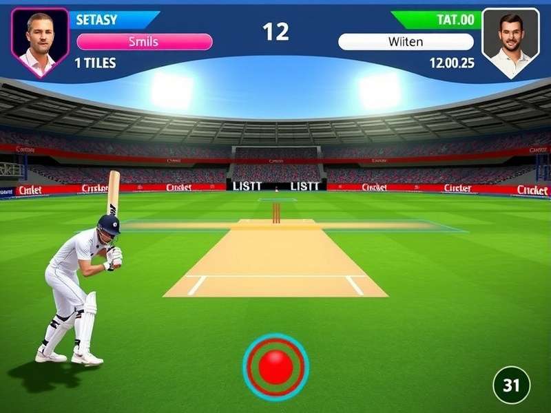 Cricket Blitz Genius multiplayer gameplay